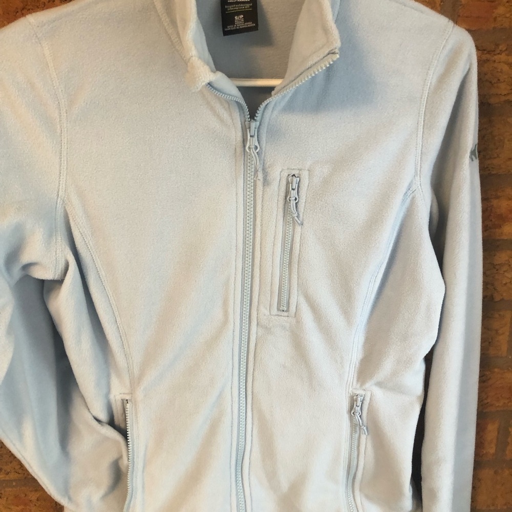 New! Helly Hansen BabyBlue Fleece Sweater